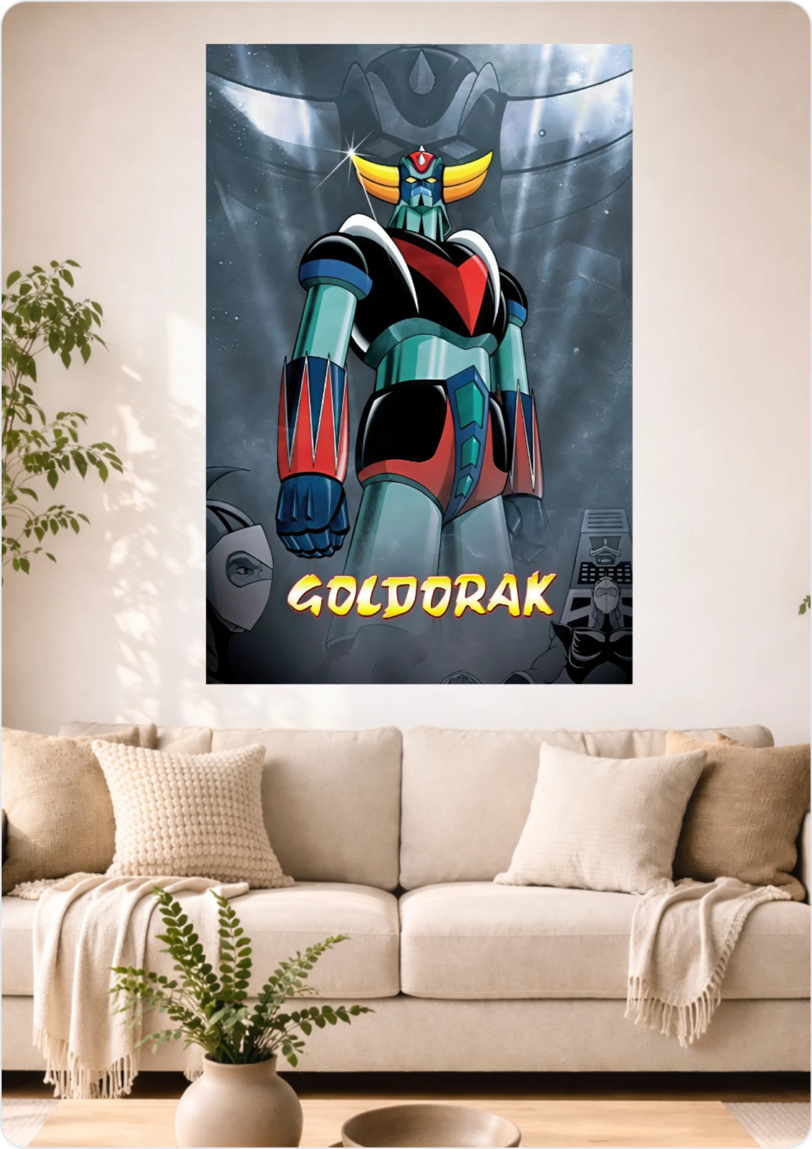 Affiche Goldorak – Le Robot Légendaire de l’Animation Japonaise | Format A3 (29,7 x 42 cm)